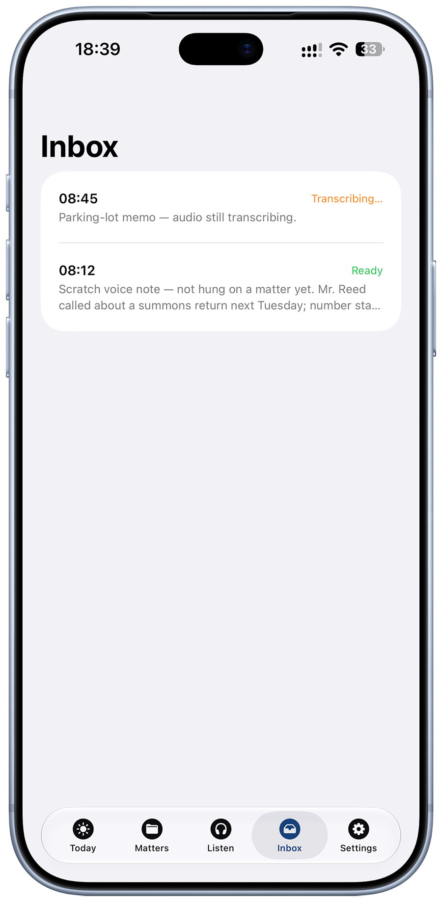 MatterLog screenshot 4