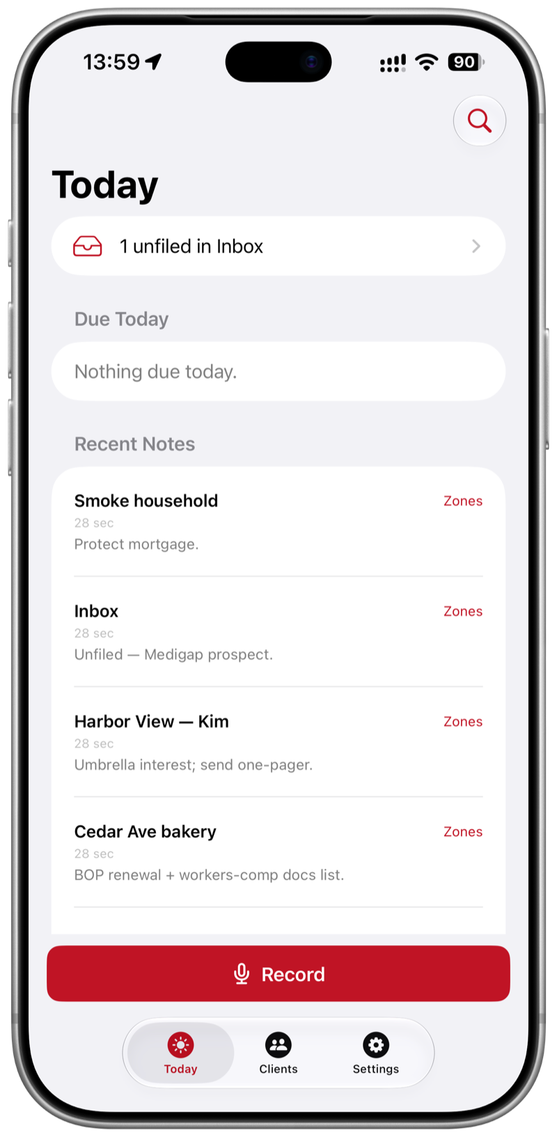 PolicyLog screenshot 1