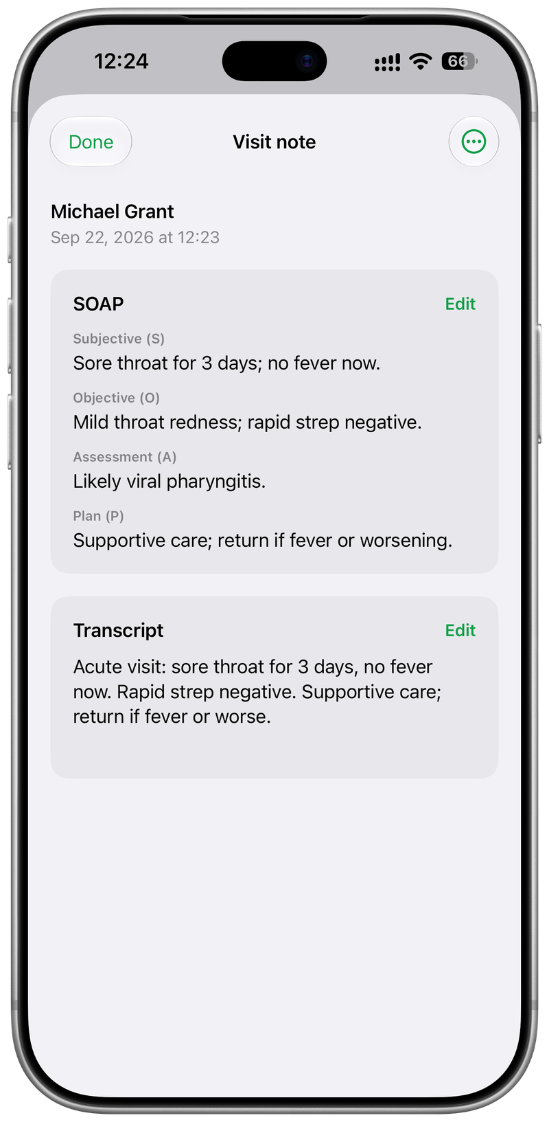 ChartLog screenshot 2